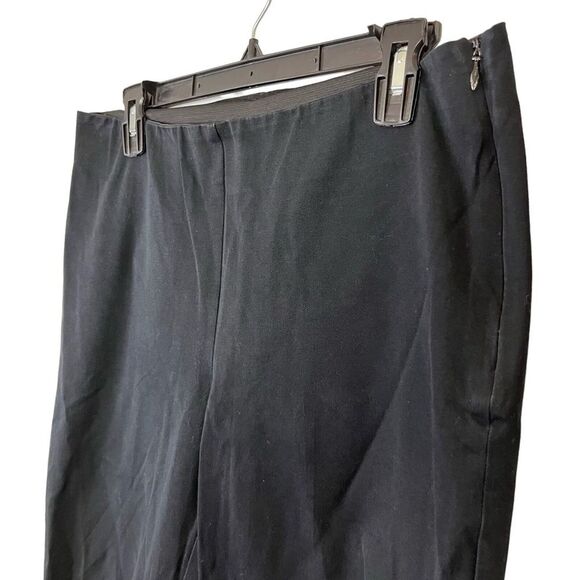 CABI 5174 PENCIL Trouser Black Side Zip Skinny Slim Leg Stretch Cotton Pants 10 - Picture 4 of 15